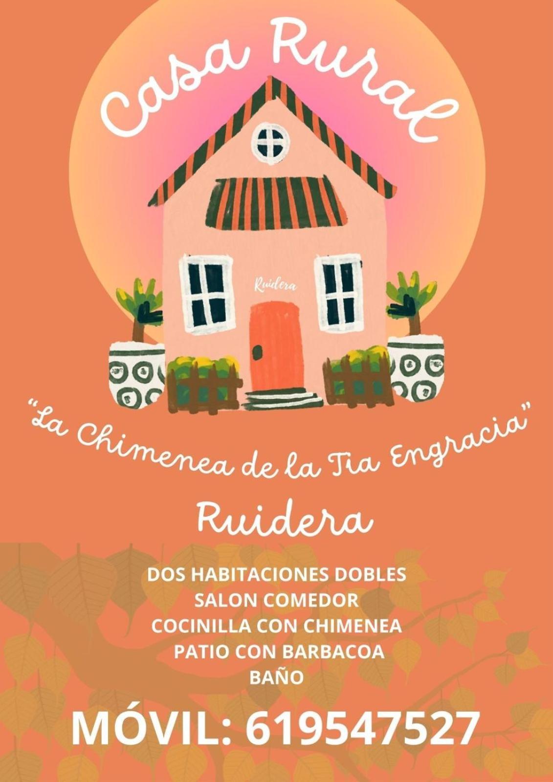 La Chimenea De La Tia Engracia Vila Ruidera Exterior foto